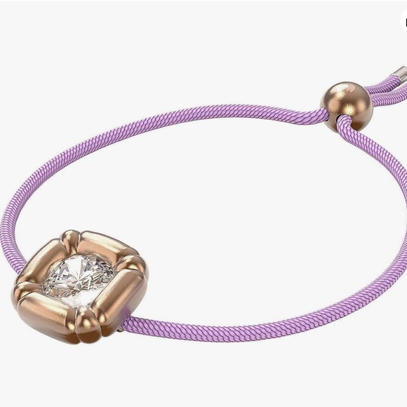 NWT Swarovski Dolcis Lilac/Rose Tone Crystal Bracelet